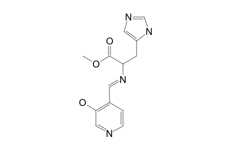 (E)-METHYL-2-[(3-HYDROXYPYRIDIN-4-YL)-METHYLENAMINO]-3-(1H-IMIDAZOL-4-YL)-PROPANOATE
