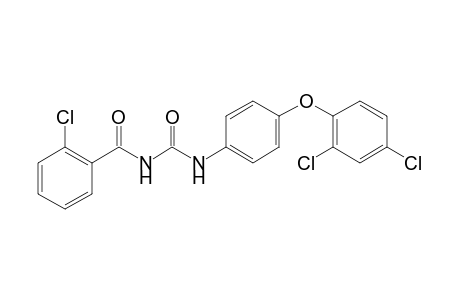 Benzamide, 2-chloro-N-[[[4-(2,4-dichlorophenoxy)phenyl]amino]carbonyl]-