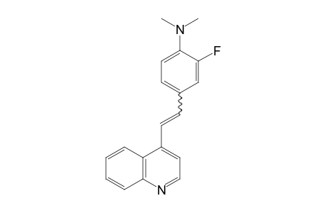 4-(4-dimethylamino-3-fluorostyryl)quinoline