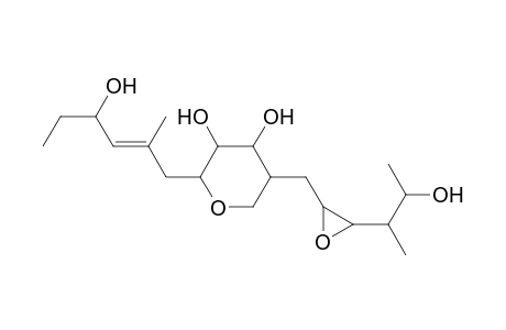 2H-Pyran-3,4-diol, tetrahydro-2-(4-hydroxy-2-methyl-2-hexenyl)-5-[[3-(2-hydroxy-1-methyl propyl)oxiranyl]methyl]-