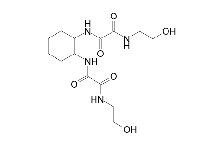 N-(2-Hydroxy-ethyl)-N'-{2-[(2-hydroxy-ethylaminooxalyl)-amino]-cyclohexyl}-oxalamide