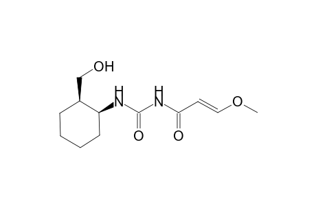 (+-)-cis-N-[2-(Hydroxymethyl)cyclohexylcarbamoyl]-3-methoxy-2-propenamide