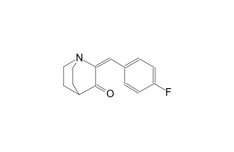 1-azabicyclo[2.2.2]octan-3-one, 2-[(4-fluorophenyl)methylene]-, (2E)-