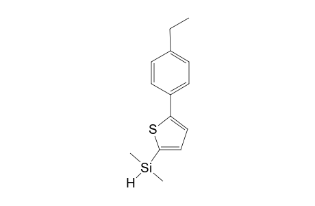 5-[(p-Ethylphenyl)-2'-thienyl]-dimethylsilane