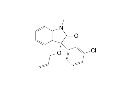 3-(Allyloxy)-3-(3-chlorophenyl)-1-methylindolin-2-one