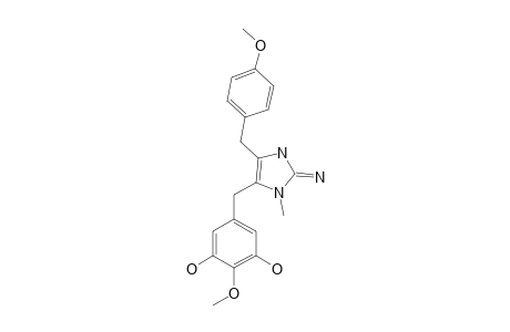 NAAMINE-E;5-[[2-IMINO-4-(4-METHOXYBENZYL)-1-METHYL-1,2-DIHYDRO-1H-IMIDAZOL-5-YL]-METHYL]-2-METHOXY-1,3-BENZENEDIOL