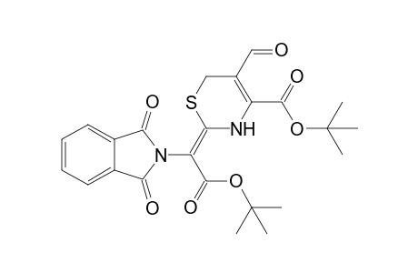 (2Z)-2-(2-tert-butoxy-2-keto-1-phthalimido-ethylidene)-5-formyl-3,6-dihydro-1,3-thiazine-4-carboxylic acid tert-butyl ester