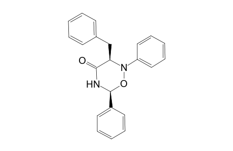 3-Benzyl-2,6-diphenyl-1-oxa-2,5-diaza-4-oxocyclohexane