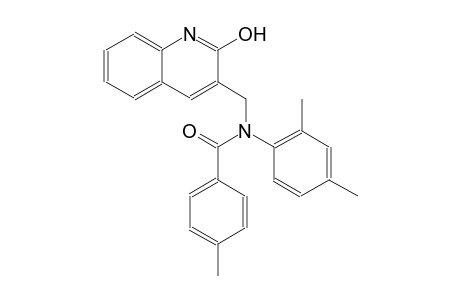 N-(2,4-dimethylphenyl)-N-[(2-hydroxy-3-quinolinyl)methyl]-4-methylbenzamide