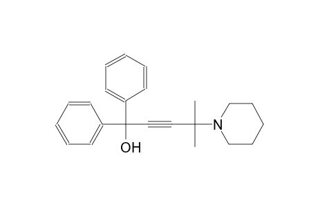 benzenemethanol, alpha-[3-methyl-3-(1-piperidinyl)-1-butynyl]-alpha-phenyl-