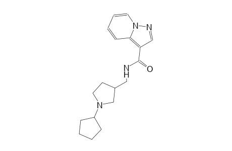 pyrazolo[1,5-a]pyridine-3-carboxamide, N-[(1-cyclopentyl-3-pyrrolidinyl)methyl]-