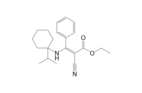 Ethyl 3-[N-(isopropylcyclohexyl)amino]-2-cyano-3-phenylpropenoate