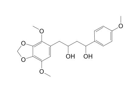 4-(4,7-Dimethoxy-1,3-benzodioxol-5-yl)-1-(4-methoxy-phenyl)-1,3-butanediol