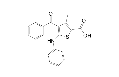 4-Benzoyl-3-methyl-5-(phenylamino)thiophene-2-carboxylic acid