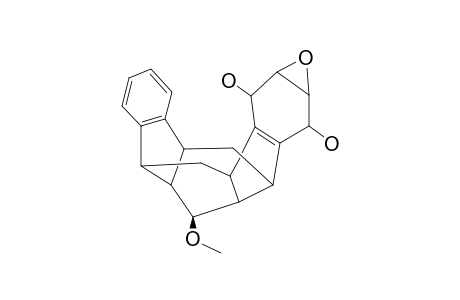 32;(+/-)-(1-ALPHA,3-BETA,4-ALPHA,6-ALPHA,7-BETA,9-ALPHA)-12,13-BENZO-16-METHOXY-5-OXAHEXACYCLO-[12.3.1.0(2,8).0(4,6).0(9,17).0(11,15)]-OCTADECA-2(8),12-DIENE-3