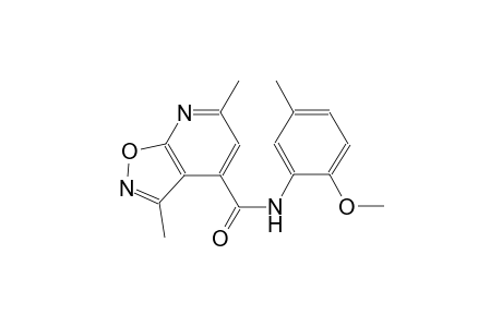 isoxazolo[5,4-b]pyridine-4-carboxamide, N-(2-methoxy-5-methylphenyl)-3,6-dimethyl-