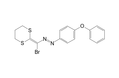 (E)-1-(Bromo(1,3-dithian-2-ylidene)methyl)-2-(4-phenoxyphenyl)diazene