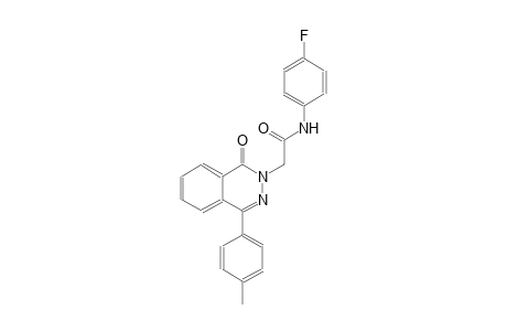 N-(4-fluorophenyl)-2-(4-(4-methylphenyl)-1-oxo-2(1H)-phthalazinyl)acetamide