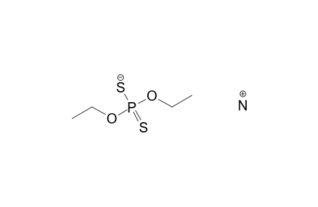 phosphorodithioic acid, O,O-diethyl ester, S-ammonium salt