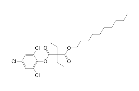 Diethylmalonic acid, decyl 2,4,6-trichlorophenyl ester