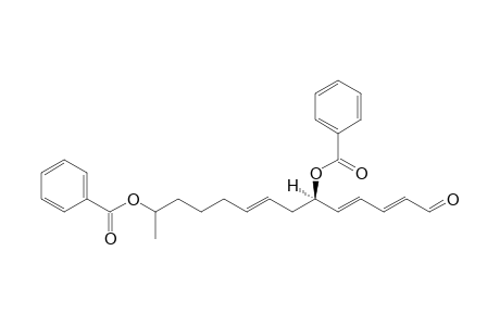6,13-Dibenzoyloxy-tetradeca-2,4,8-trienal