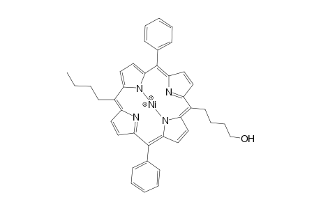{5-Butyl-15-(4-hydroxybutyl)-10,20-diphenylporphyrinato}nickel (II)