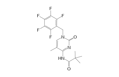 5-Methyl-4-[(trimethylacetyl)amino]-1(N)-pentafluorobenzylpyrimidin-2(1H)-one