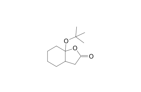 7a-(t-Butoxy)-2-oxo-perhydrobenzofuran