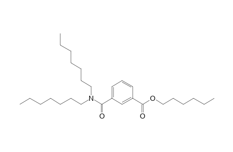 Isophthalic acid, monoamide, N,N-diheptyl-, hexyl ester