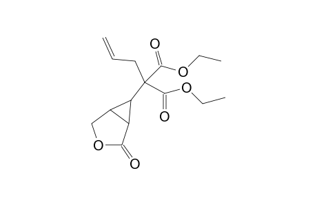 syn-6-[1,1-Bis(carboethoxy)-3-buten-1-yl]-3-oxabicyclo[3.1.0]hexan-2-one