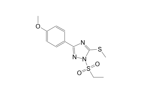 1H-1,2,4-triazole, 1-(ethylsulfonyl)-3-(4-methoxyphenyl)-5-(methylthio)-