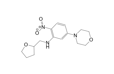 5-(4-morpholinyl)-2-nitro-N-(tetrahydro-2-furanylmethyl)aniline