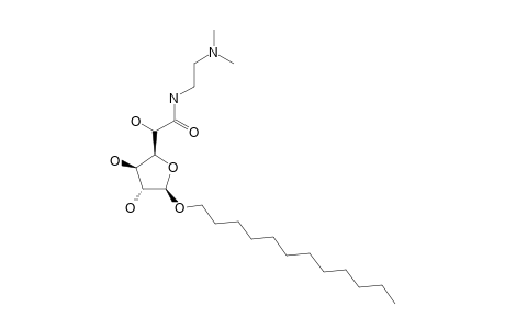 DODECYL-N-[2-(DIMETHYLAMINO)-ETHYL]-BETA-D-GLUCOFURANOSIDURONAMIDE