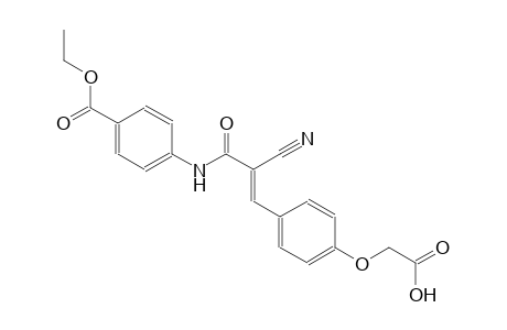 (4-{(1E)-2-cyano-3-[4-(ethoxycarbonyl)anilino]-3-oxo-1-propenyl}phenoxy)acetic acid