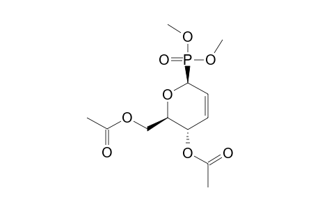 DIMETHYL-(4,6-DI-O-ACETYL-2,3-DIDEOXY-BETA-D-ERYTHRO-HEX-2-ENOPYRANOSYL)-PHOSPHONATE