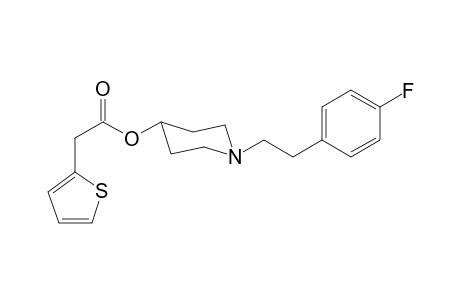 1-[2-(4-Fluorophenyl)ethyl]piperidin-4-yl-(thiophen-2-yl)acetate