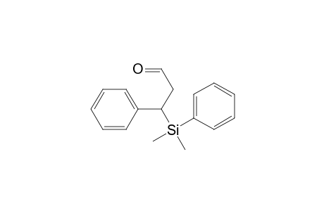3-[dimethyl(phenyl)silyl]-3-phenyl-propanal