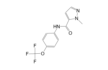 1-methyl-N-[4-(trifluoromethoxy)phenyl]-1H-pyrazole-5-carboxamide
