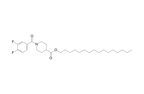 Isonipecotic acid, N-(3,4-difluorobenzoyl)-, hexadecyl ester