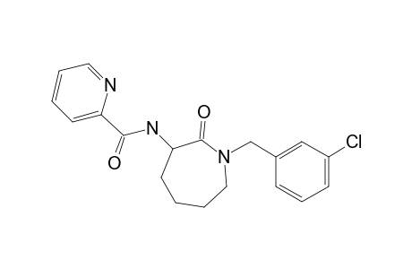 N-[1-(3-Chlorobenzyl)-2-oxoazepan-3-yl]picolinamide