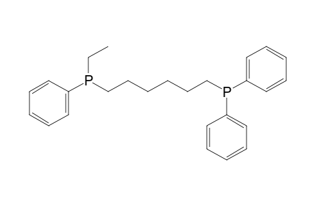 1-(diphenylphosphino)-6-(ethylphenylphosphino)hexane