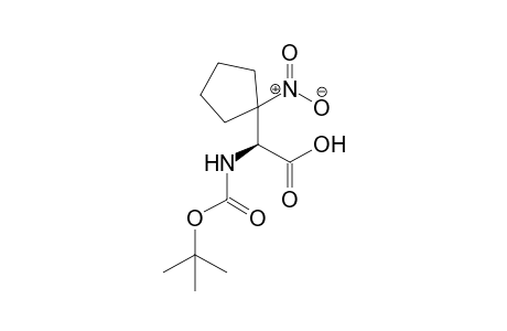 N-tert-butoxycarbonyl-.beta.-nitrocyclopentylglycine