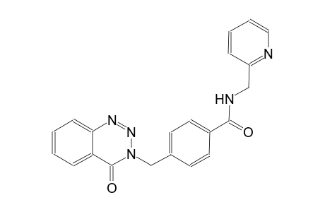 benzamide, 4-[(4-oxo-1,2,3-benzotriazin-3(4H)-yl)methyl]-N-(2-pyridinylmethyl)-