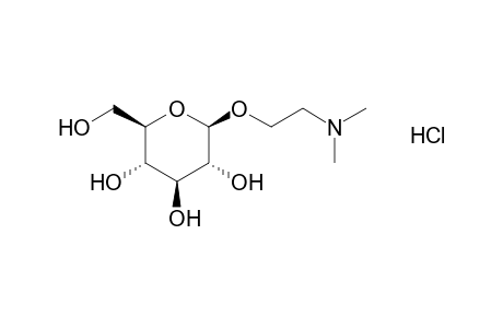 2-(dimethylamino)ethyl beta-D-glucopyranoside, hydrochloride