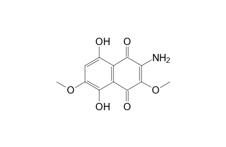 3-Amino-2,7-dimethoxy-5,8-dihydroxy-1,4-naphthoquinone