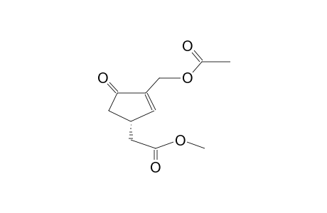 (+/-)-1-OXO-2-ACETOXYMETHYL-3ALPHA-METHOXYCARBONYLMETHYL-2-CYCLOPENTENE