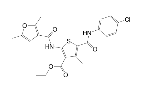 ethyl 5-[(4-chloroanilino)carbonyl]-2-[(2,5-dimethyl-3-furoyl)amino]-4-methyl-3-thiophenecarboxylate