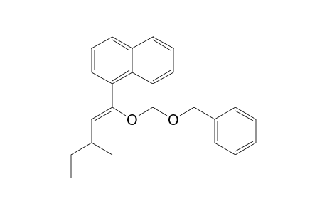 (Z)-1-Benzyloxymethoxy-3-methyl-1-(1-naphthyl)pent-1-ene