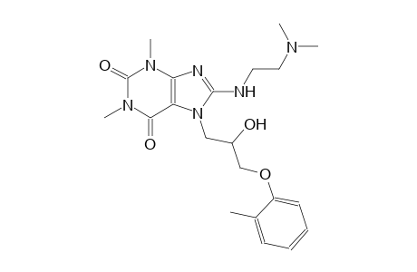8-{[2-(dimethylamino)ethyl]amino}-7-[2-hydroxy-3-(2-methylphenoxy)propyl]-1,3-dimethyl-3,7-dihydro-1H-purine-2,6-dione