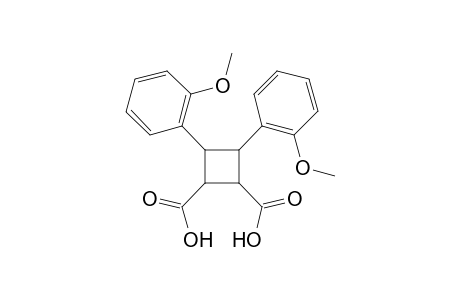 t-3,t-4-Bis(2-methoxyphenyl)-r-1,c-2-cyclobutanedicarboxylic acid